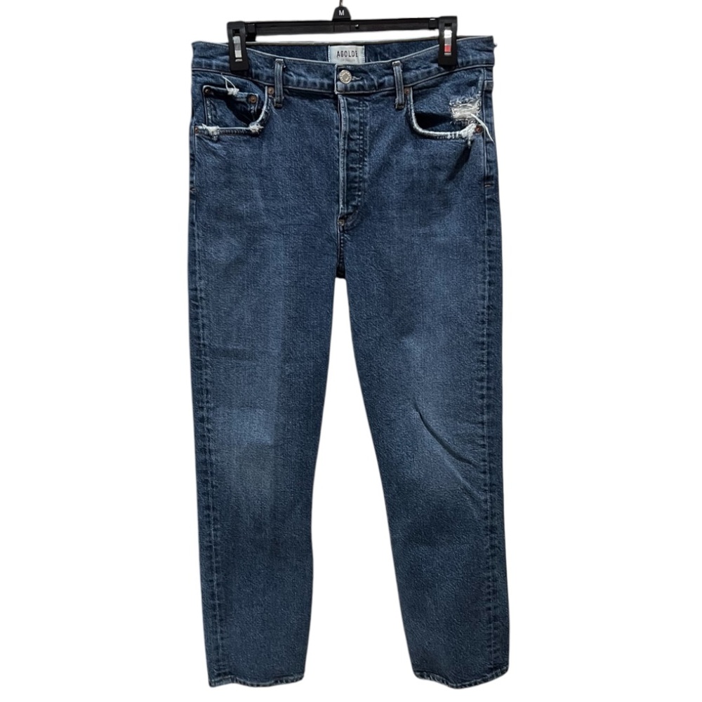 AGOLDE Riley High Rise Straight Crop Jeans Size 30